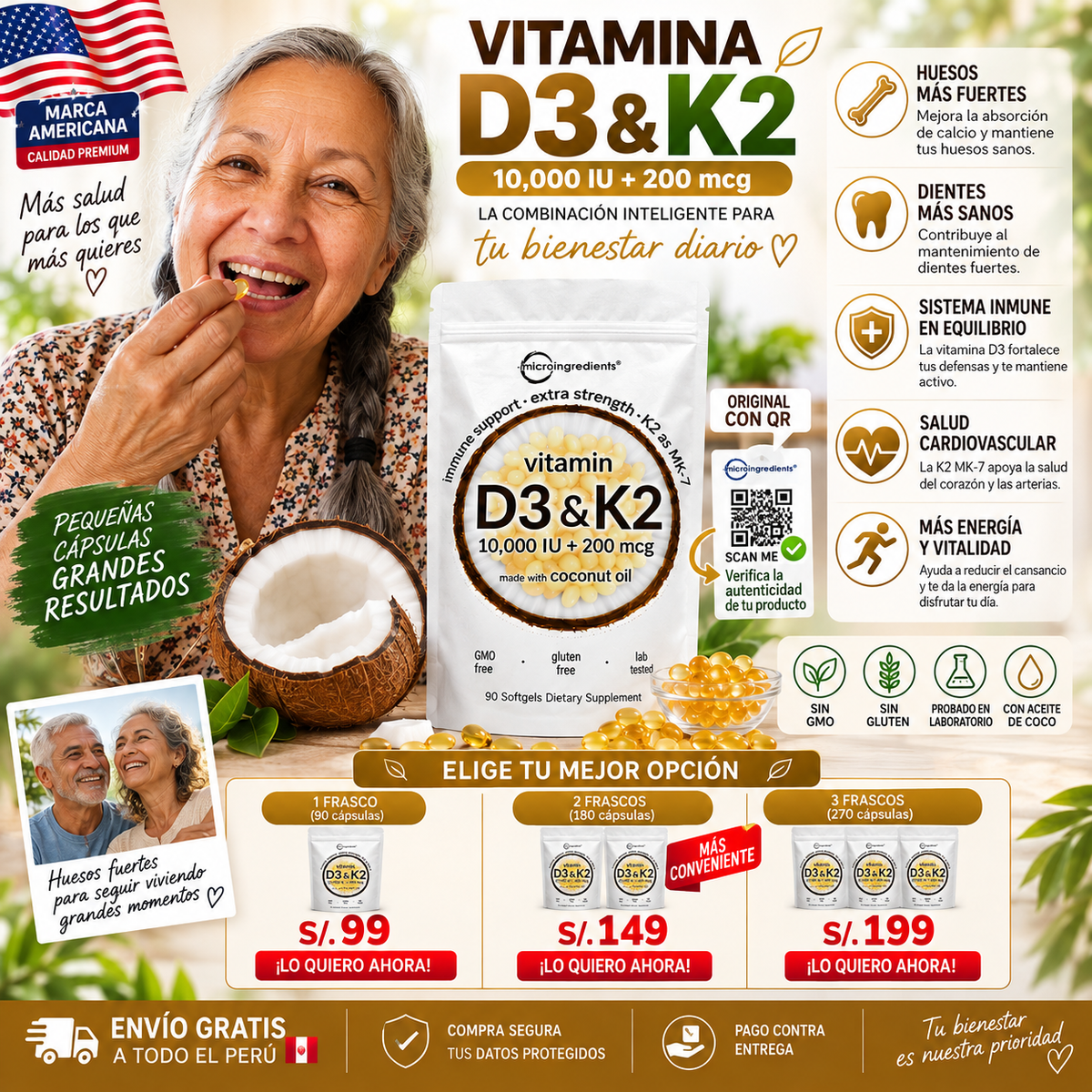 VITAMINA D3 & K2