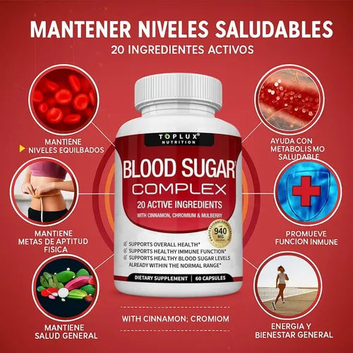 BLOOD SUGAR COMPLEX 60 CAPSULAS